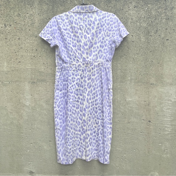 Moschino Cheap and Chic Lavender Animal Print Dress - Picture 4 of 6